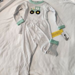 Two Piece Tractor Pajamas - NWT - Magnolia Baby